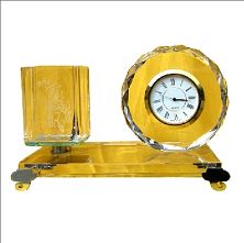 Crystal clock base